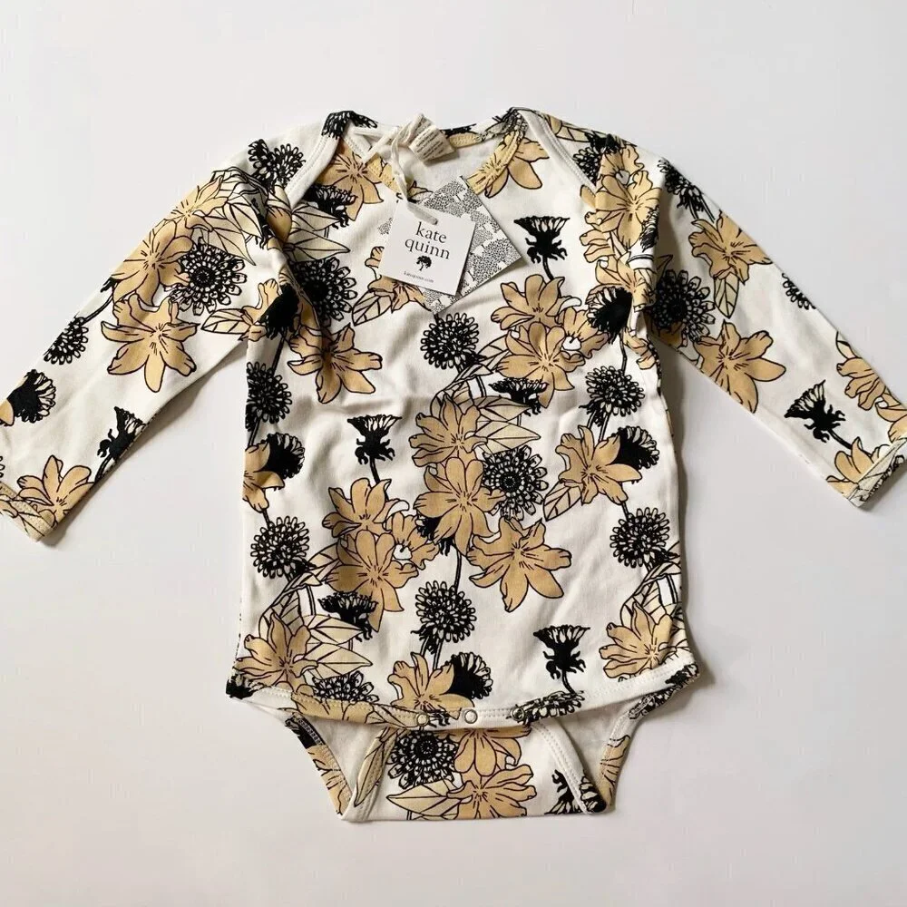 NWT Kate Quinn Organics baby girl bodysuit 18-24 months